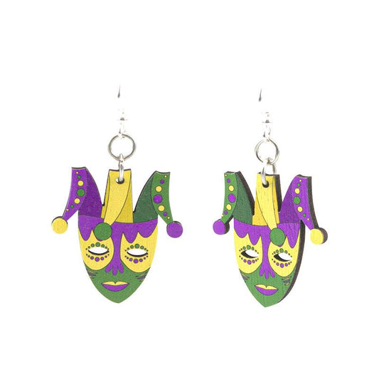 Mardi Gras Mask Earrings # 1306