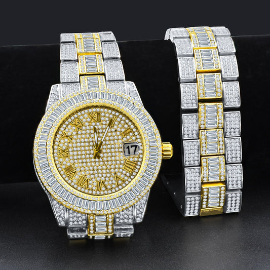 OYSTER CRYSTAL STONES WATCH SET | 5307542