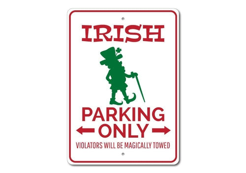 Irish Parking Sign