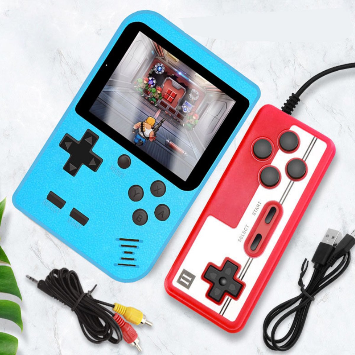 Portable Game Pad With 400 Games Included + Additional Player Controll