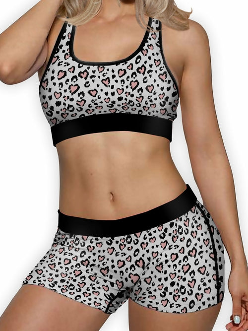 Cheetah Hearts Boy Short