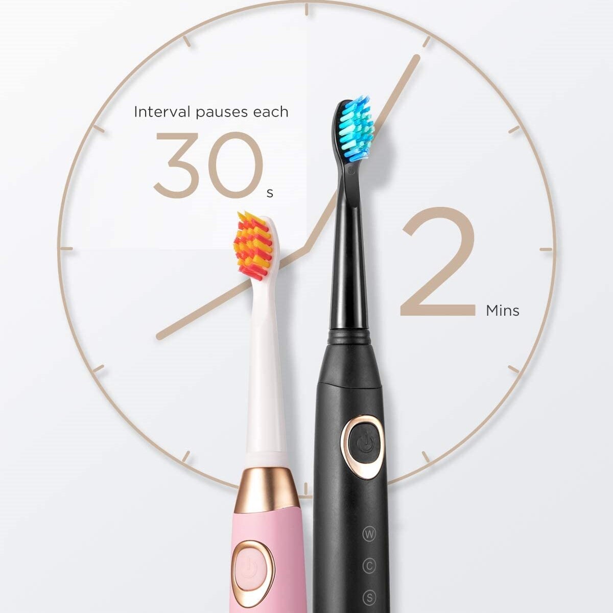 Fairywill Sonic Electric Toothbrushes for Adults Kids 5 Modes Smart