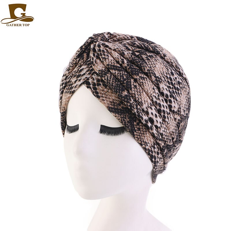 New Women Soft Floral Print Cotton Women Turban Fashion Banadans