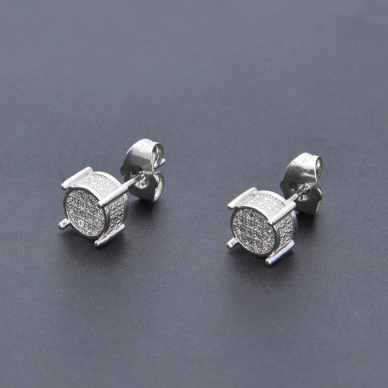 Newest Style Micro Paved AAA Zircon Stud Earrings For Women's Birthday