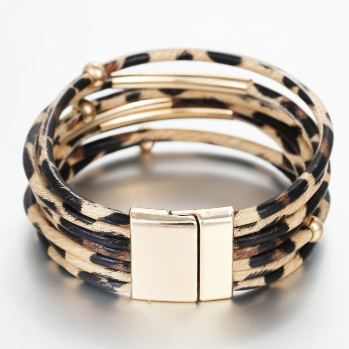 Animal Print Wrap Bracelets