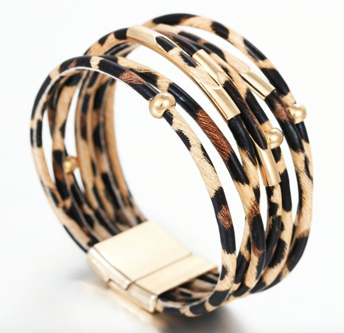 Animal Print Wrap Bracelets