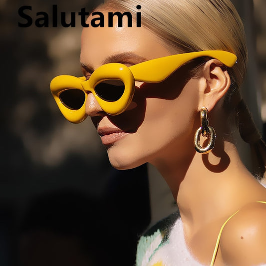 Unique Candy Color Sexy Lip Y2k Sunglasses For Women New Luxury Brand
