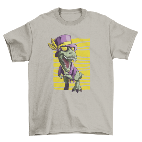 Mardi Gras Dinosaur T-Shirt