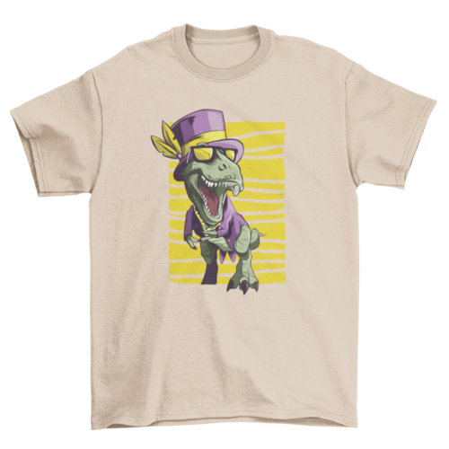 Mardi Gras Dinosaur T-Shirt