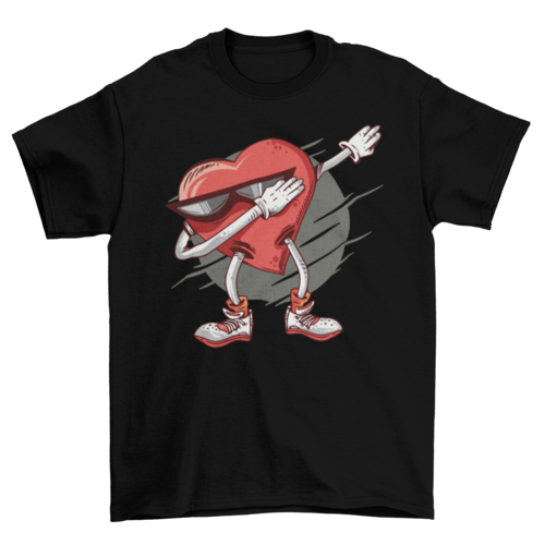 Dabbing Heart T-shirt