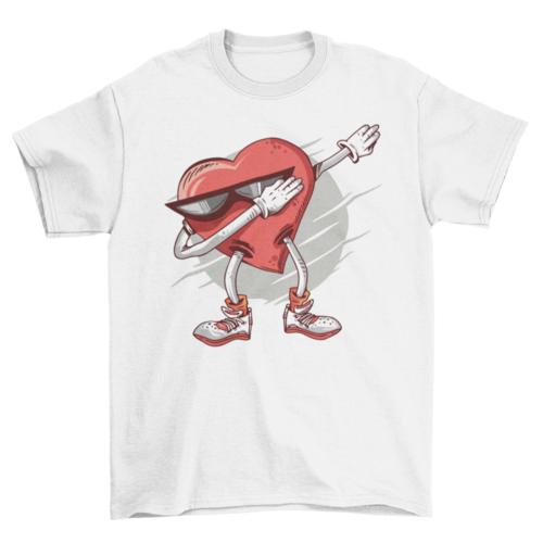 Dabbing Heart T-shirt