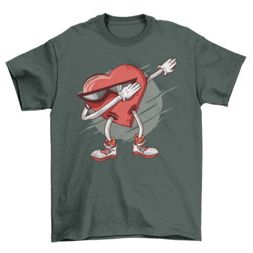 Dabbing Heart T-shirt