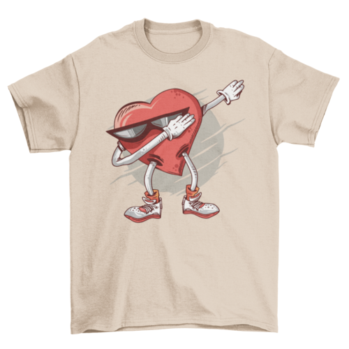 Dabbing Heart T-shirt