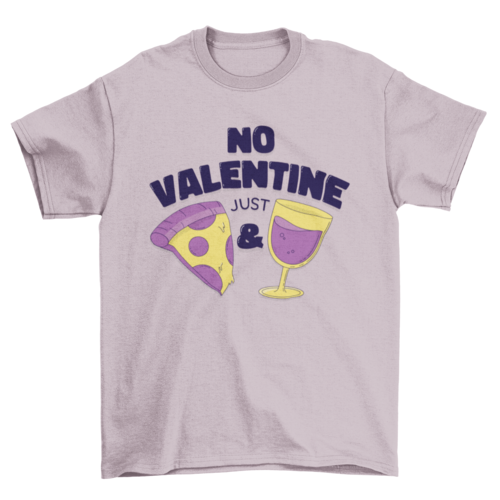 No valentine t-shirt design