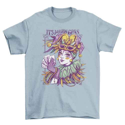 Mardi Gras woman t-shirt