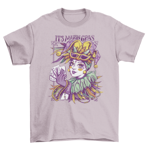 Mardi Gras woman t-shirt