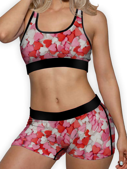 Candy Hearts Ellie Sports Bra