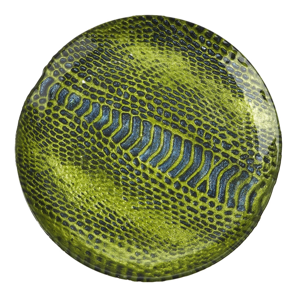 Set/4 Snakeskin 6" Canapé Plates