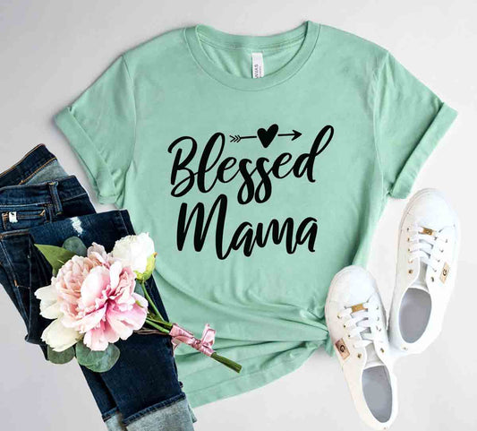 DT0284 Blessed Mama Shirt