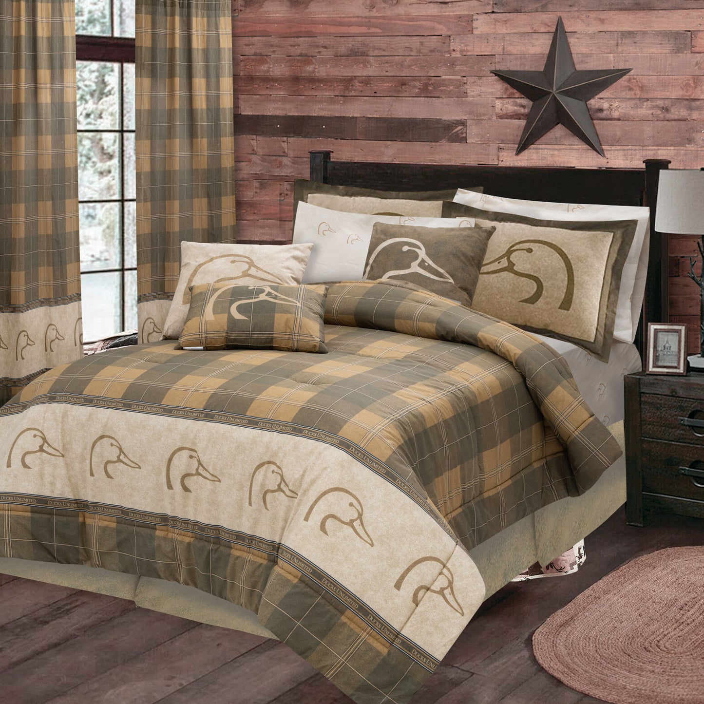 Ducks Unlimited - Plaid - Comforter Set