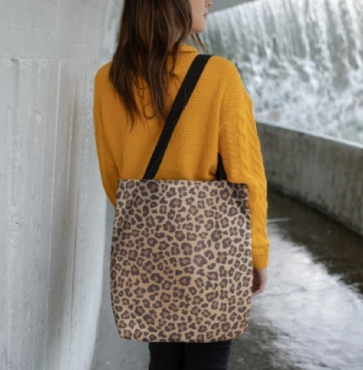 Leopard Print Animal Tote Bag