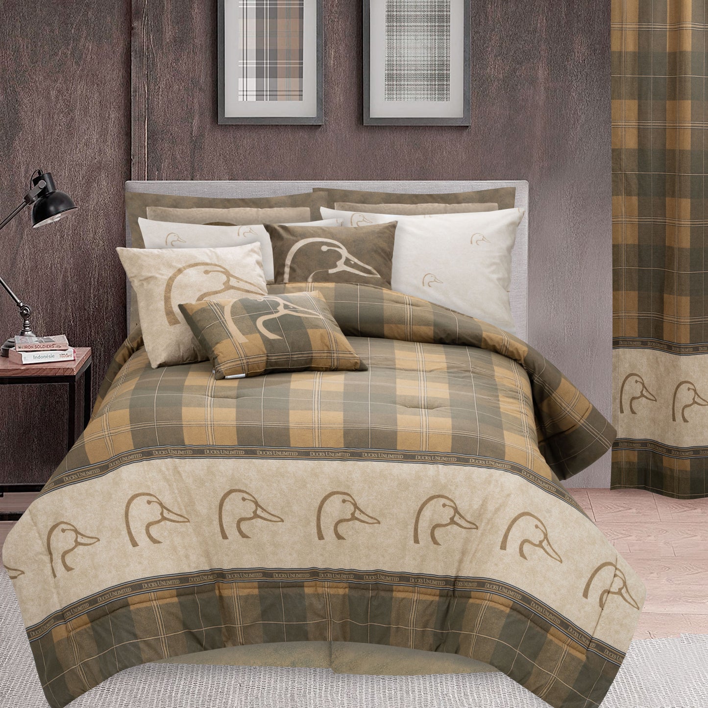 Ducks Unlimited - Plaid - Comforter Set