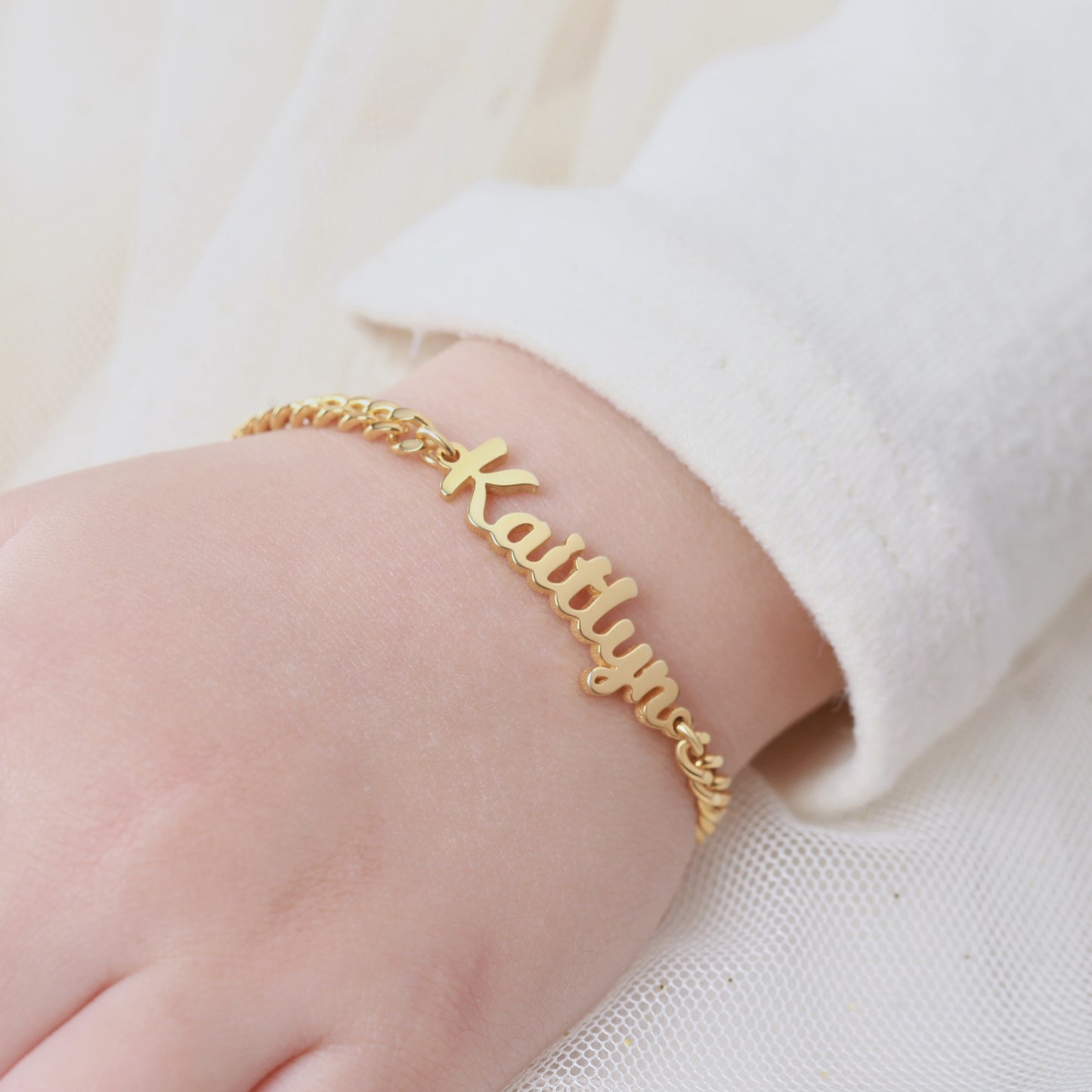 Nameplate Bracelet For Kid