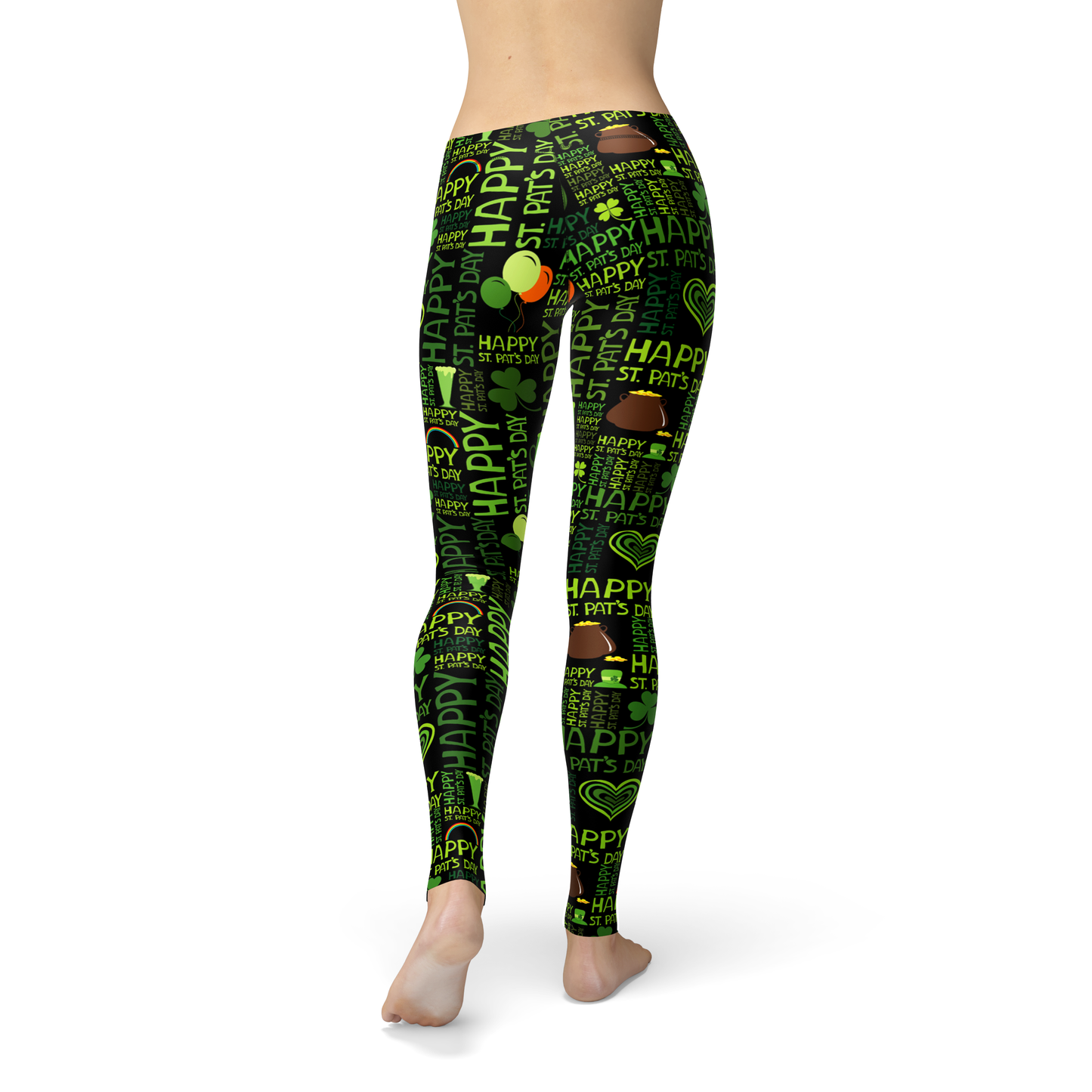 Avery Happy St Patricks Day Leggings