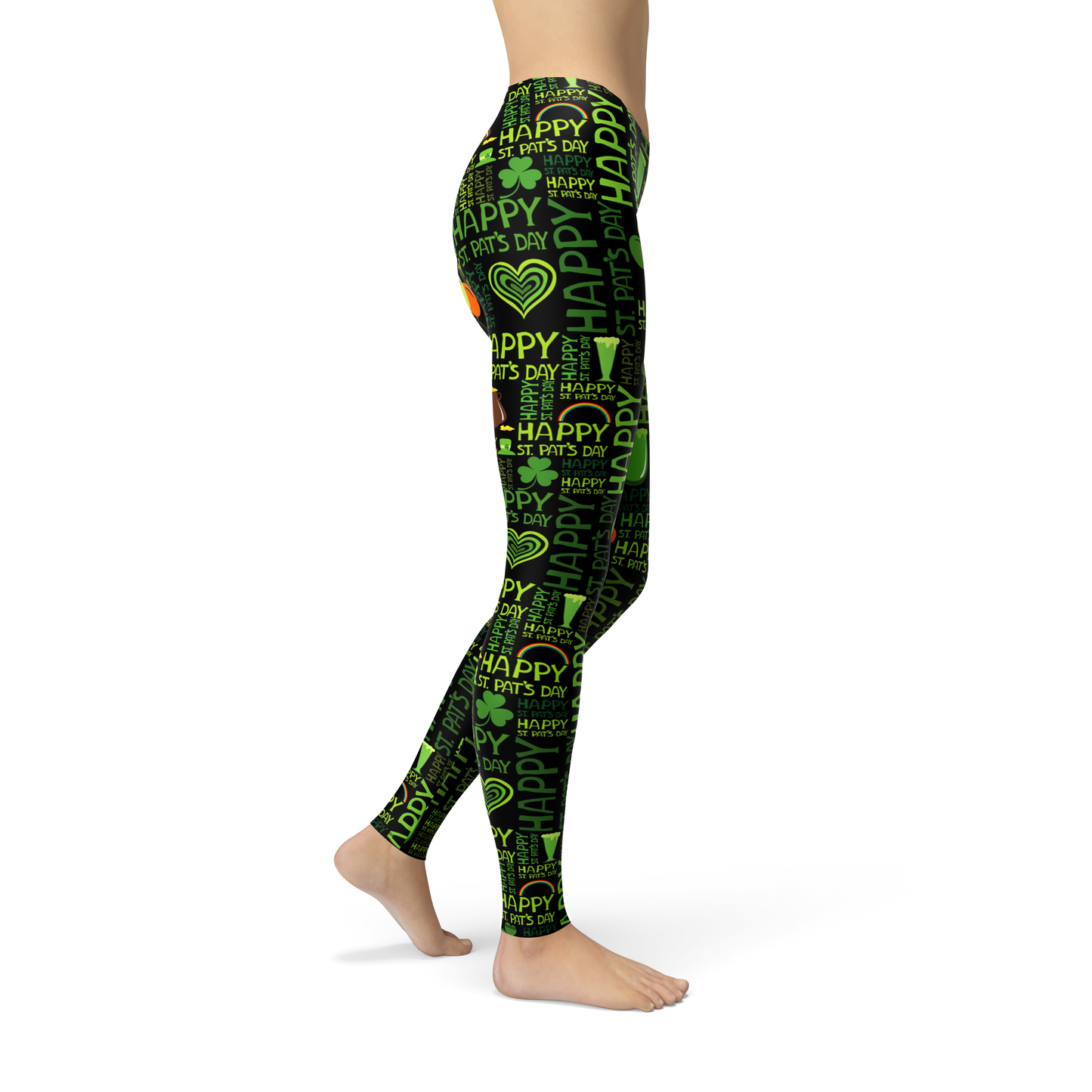 Avery Happy St Patricks Day Leggings