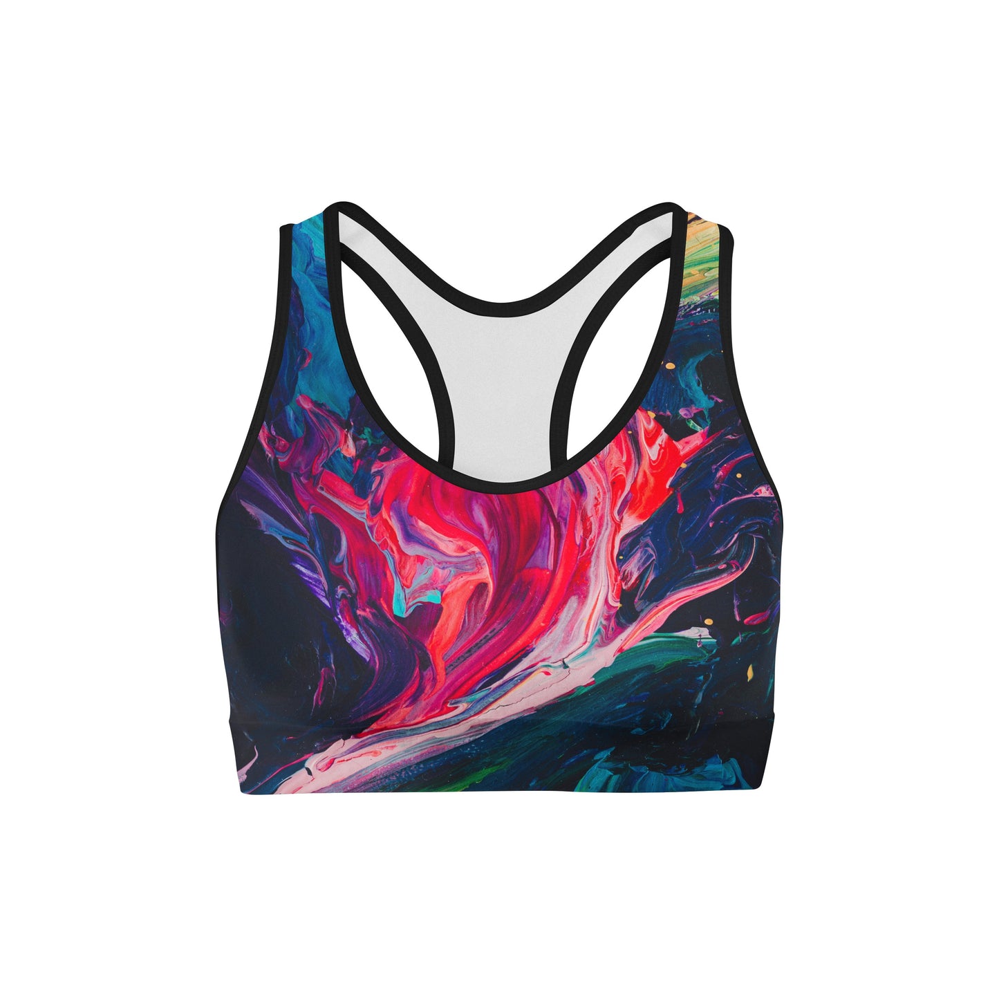 Paint Stroke Sports Bra