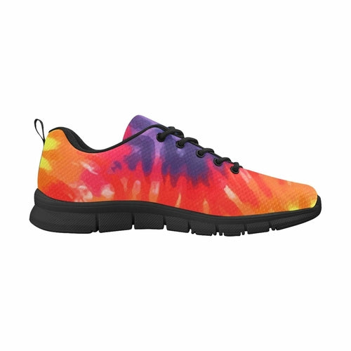 Uniquely You Womens Sneakers, Orange Tie-Dye  Running Shoes