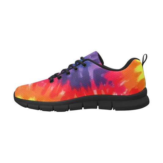 Uniquely You Womens Sneakers, Orange Tie-Dye  Running Shoes